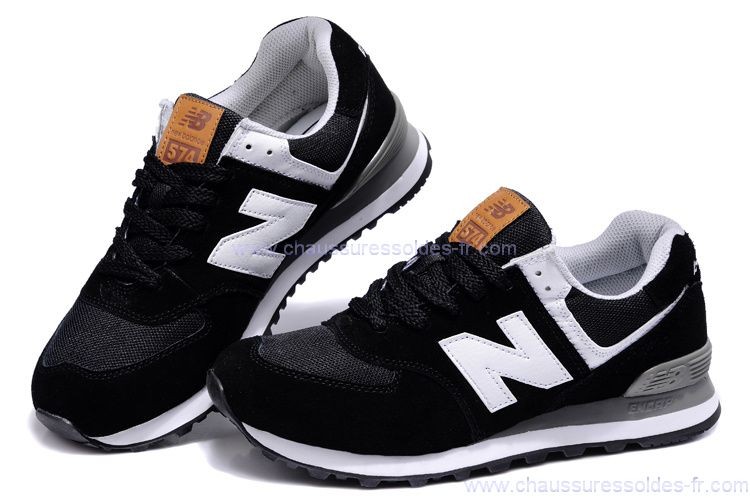 new balance 574 femme noir et or